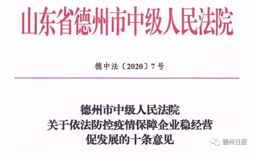 德州市中级人民法院最新战略发展规划概览